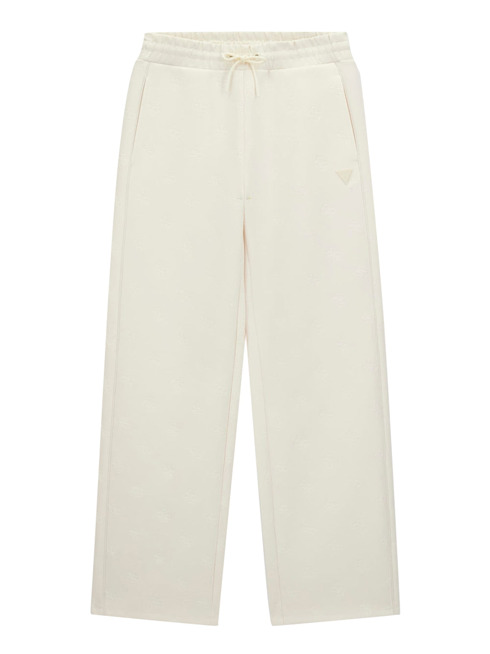 GUESS ATHLEISURE 1 USCITA Guess Pantalone Tuta Con Logo 4G - Avorio Avorio