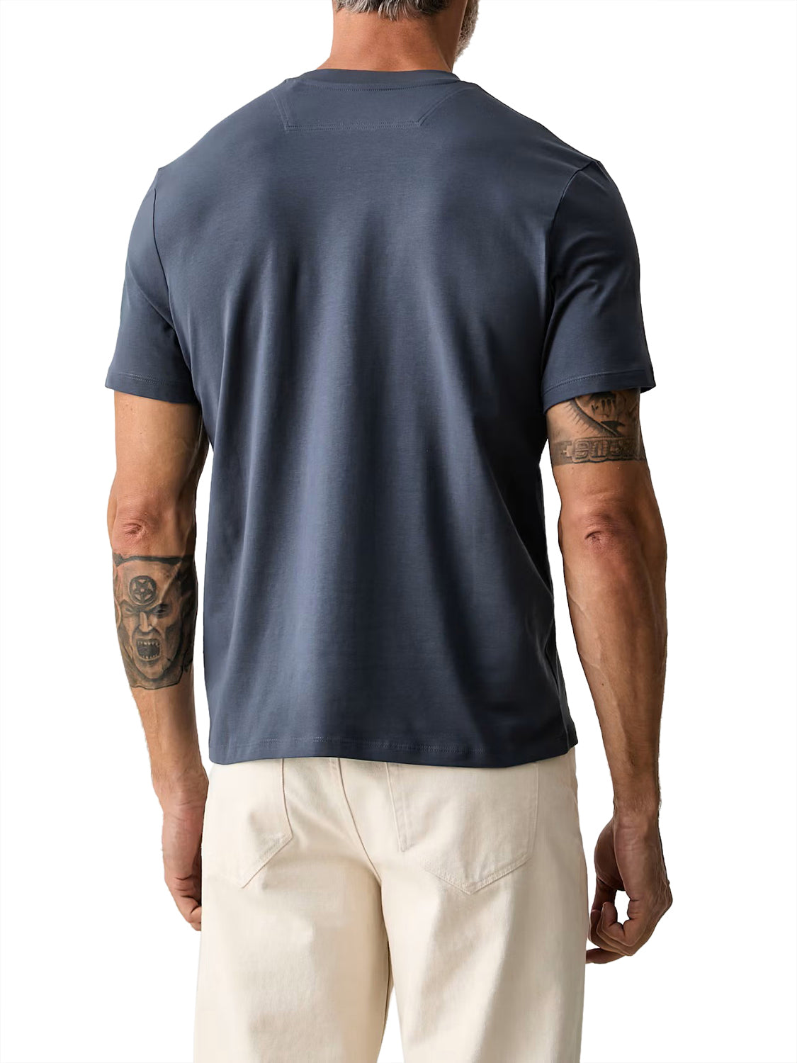 GUESS ATHLEISURE 1 USCITA Guess T-Shirt Con Logo Ricamato - Blu Grey Shadow Blue