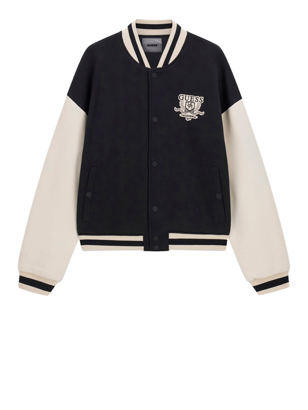 GUESS ATHLEISURE 1 USCITA Guess Bomber Herald Nero Jet Black A996