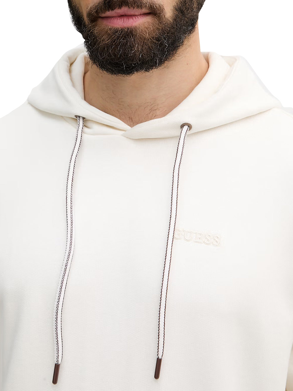 GUESS ATHLEISURE 1 USCITA Guess Felpa Franc - Bianco Mountain White