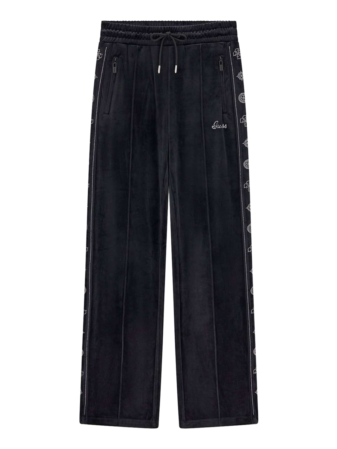 GUESS ATHLEISURE 2 USCITA Guess Pantatuta Amalia Skinny - Nero Jet Black A996