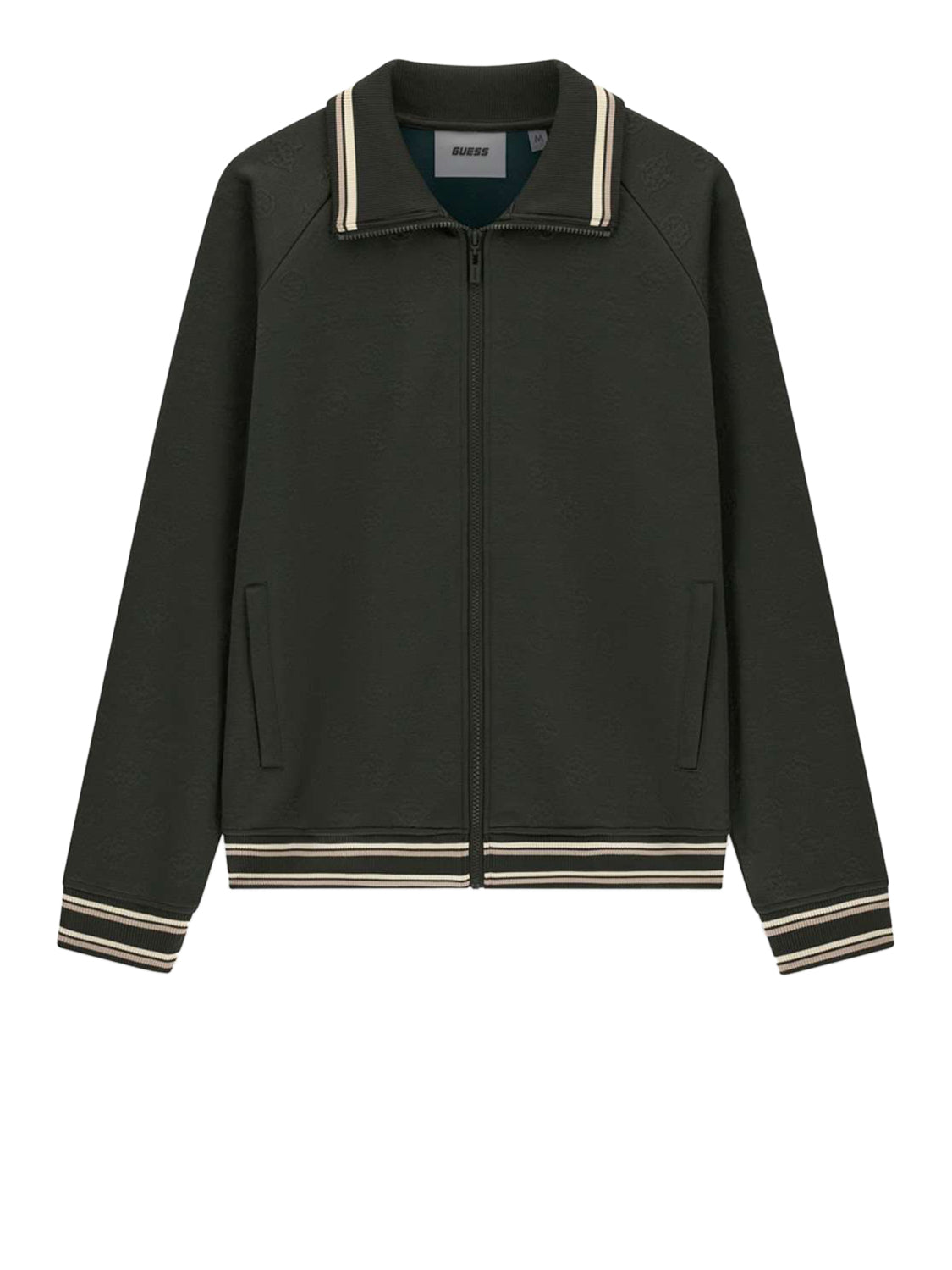 GUESS ATHLEISURE 2 USCITA Guess Felpa Wallace Verde Scuro Hunter Green