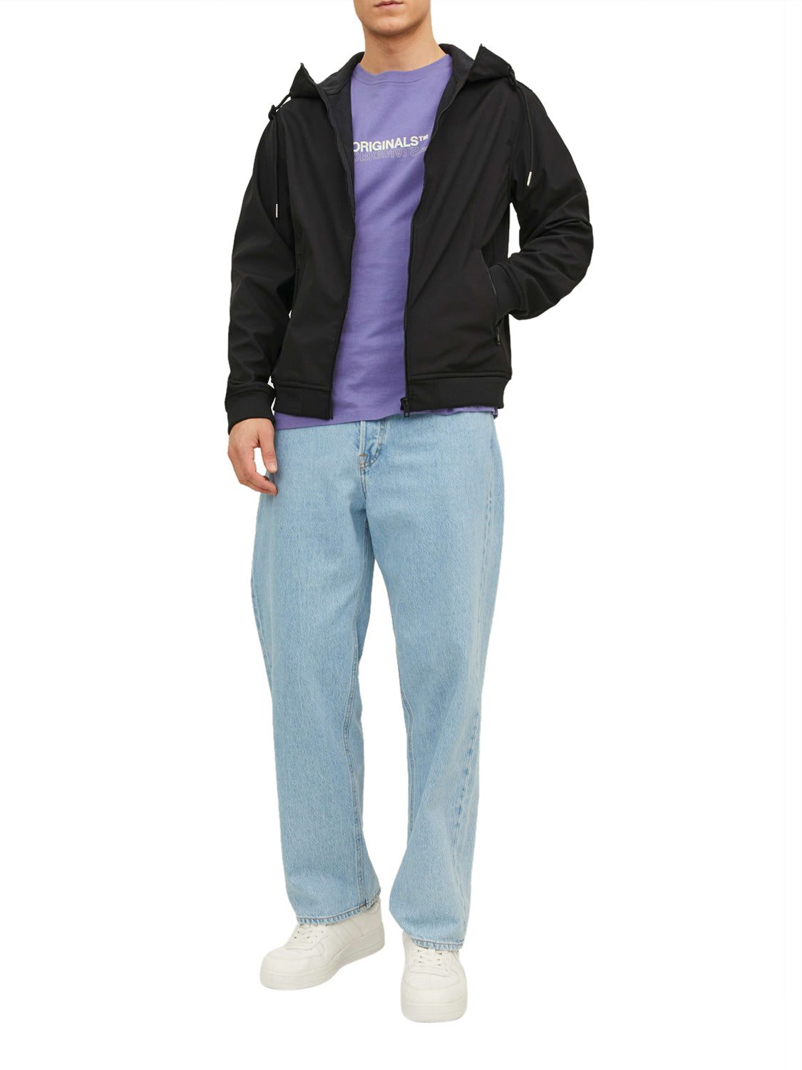 JACK&JONES ESSENTIALS Giacca Jack&Jones Softshell - Nero BLACK