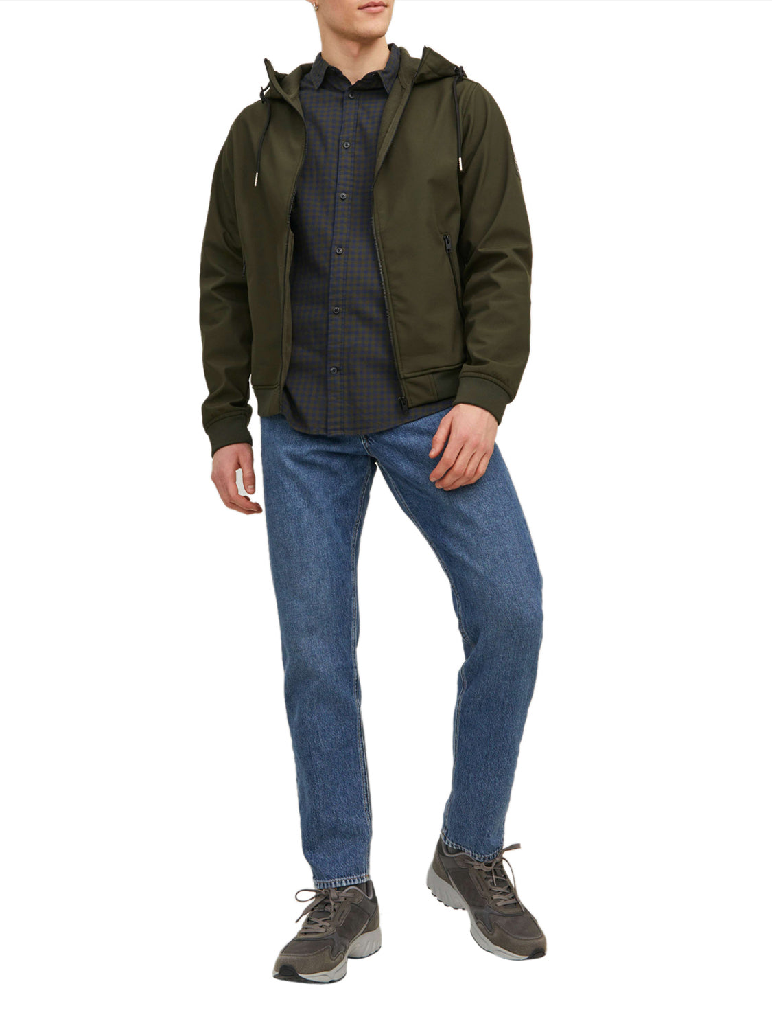 JACK&JONES ESSENTIALS Jack&Jones Giacca Softshell - Verde GREEN