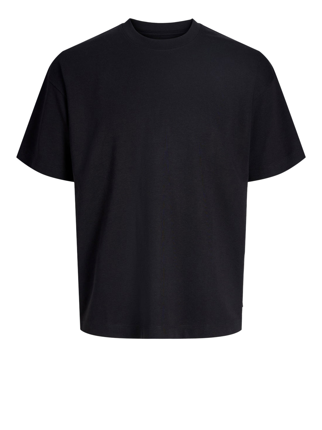 JACK&JONES ESSENTIALS Jack&Jones T-Shirt Tinta Unita Nero BLACK