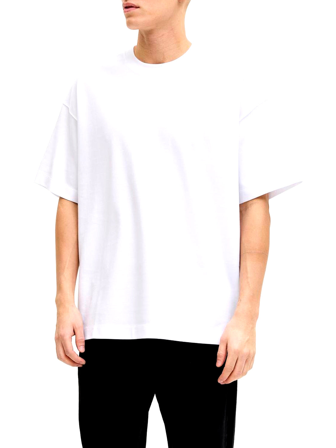 JACK&JONES ESSENTIALS Jack&Jones T-Shirt In Tinta Unita White WHITE