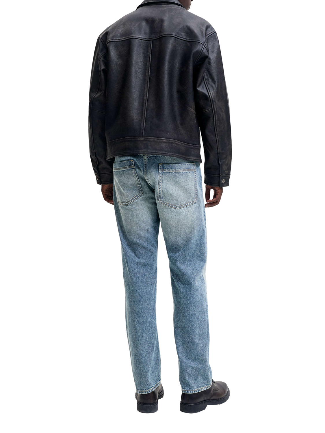 JACK&JONES MAIN 3 Jack&Jones Jeans Jjichris Jjcrew Sq 733 - Denim BLUE