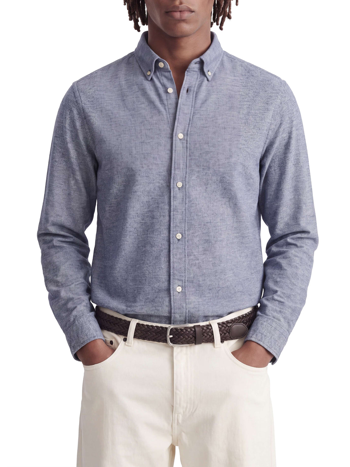 JACK&JONES MAIN 3 Jack&Jones Camicia Jprbluharvey Twill Solid - Blu BLUE