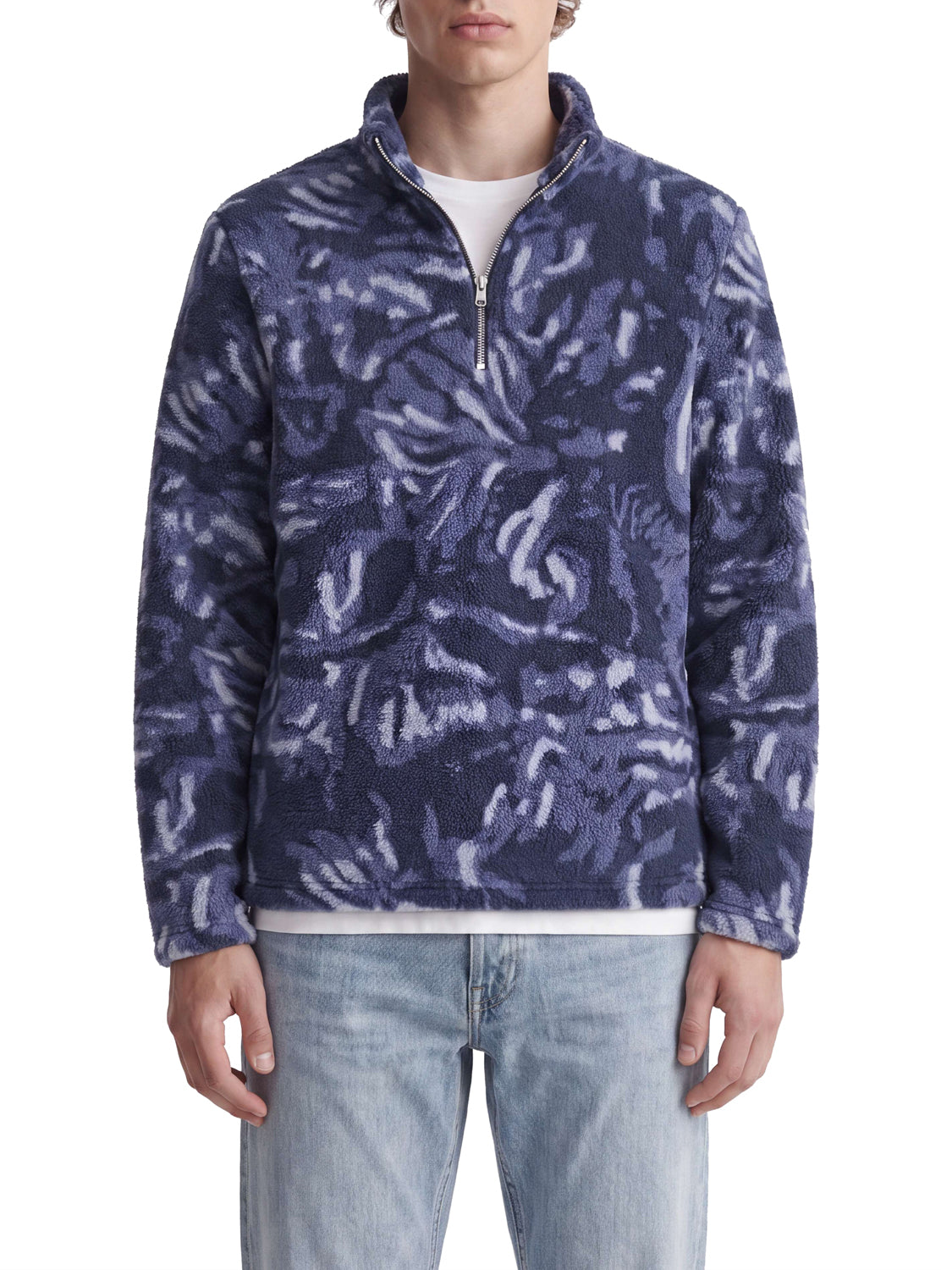 JACK&JONES MAIN 3 Jack&Jones Felpa Jorsalamanco Teddy - Blu BLUE