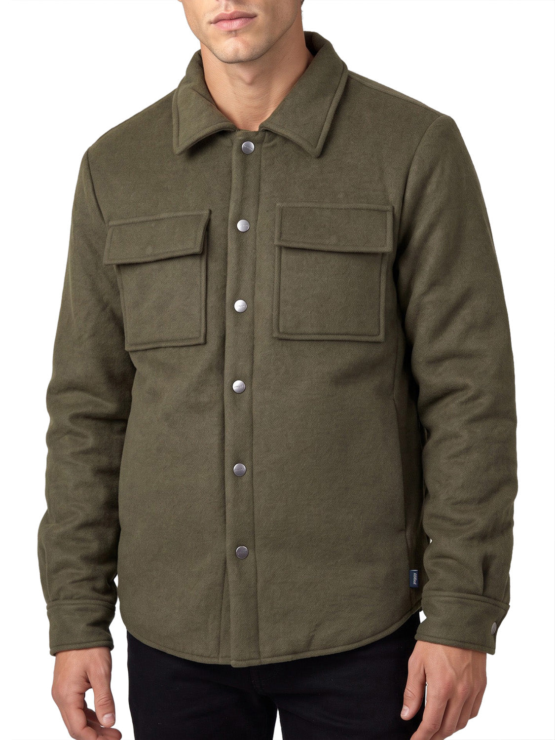 JAGGY Camicia Jaggy GAVIN - Verde Oliva Dark olive