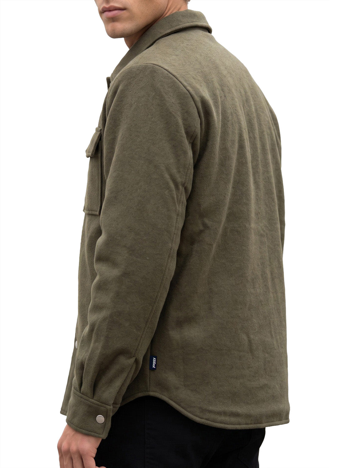 JAGGY Camicia Jaggy GAVIN - Verde Oliva Dark olive