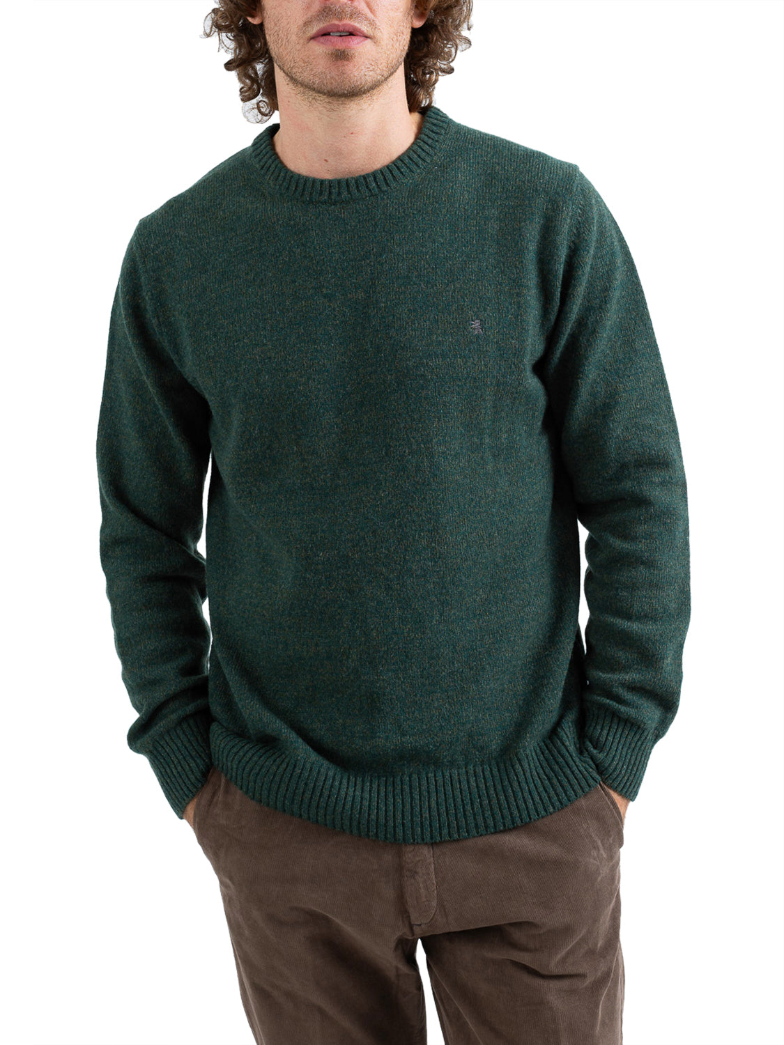 JAGGY Maglia Giro Collo LINUS Jaggy - Verde Verde
