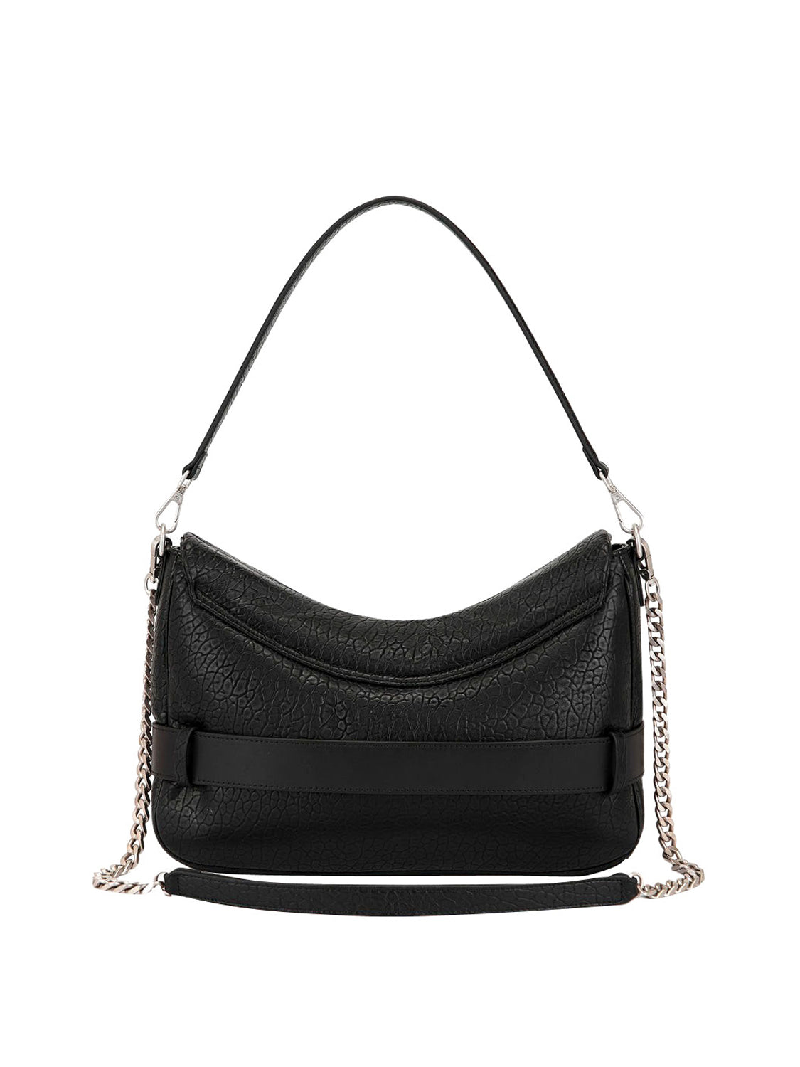 LA CARRIE Borsa Belty Baguette Bull Leather La Carrie - Nero BLACK