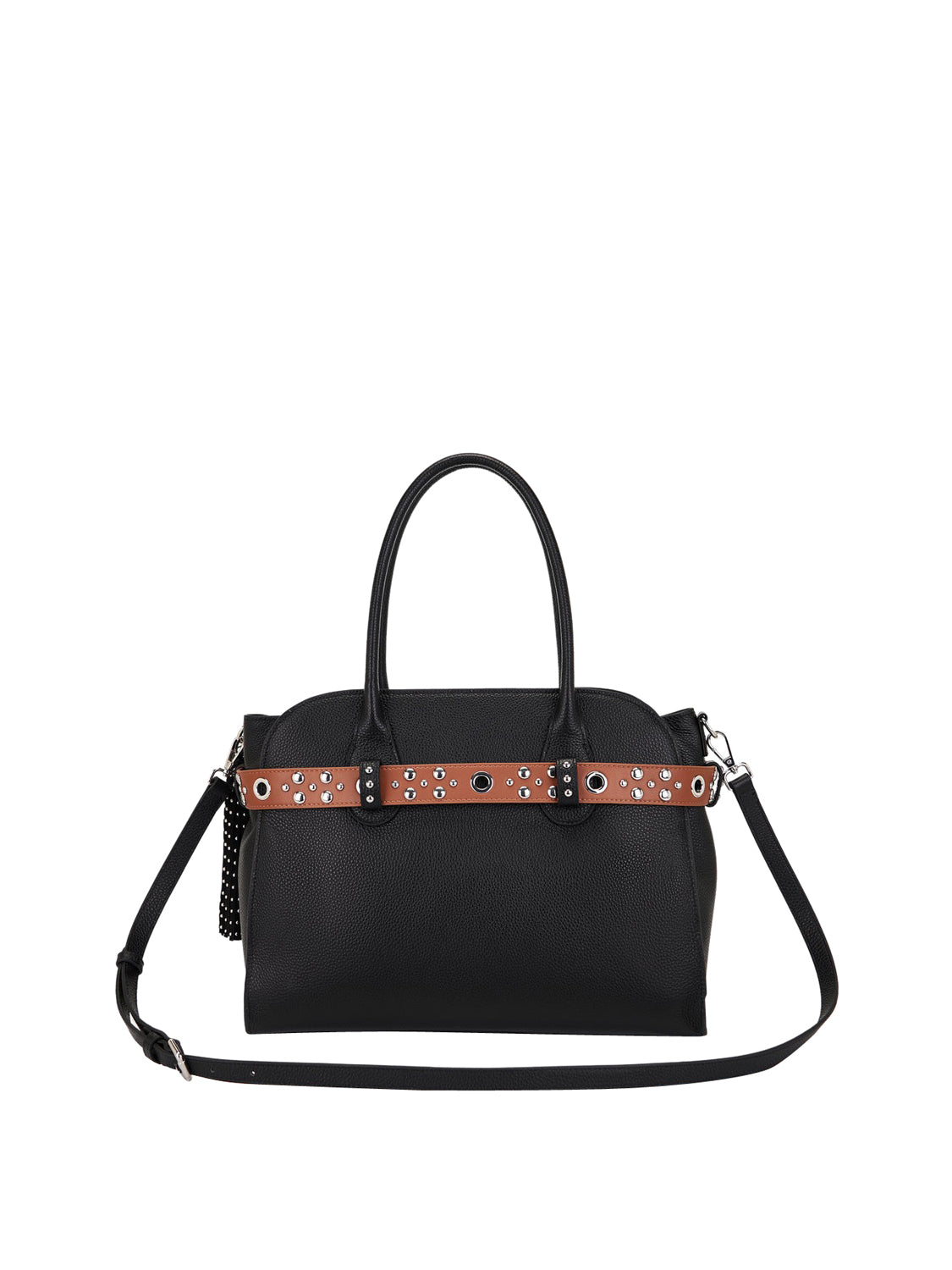 LA CARRIE Borsa Backdoor Shopper Tumbled Leather La Carrie - Nero BLACK