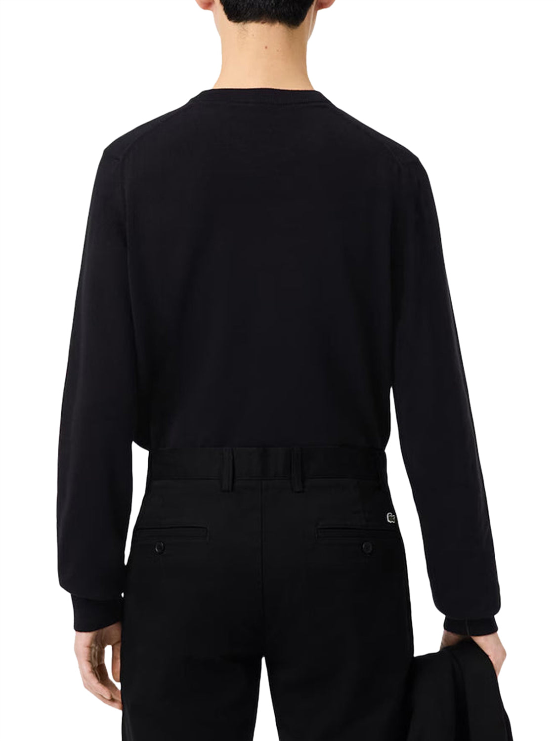 LACOSTE T-Shirt Basic Polvere Nero