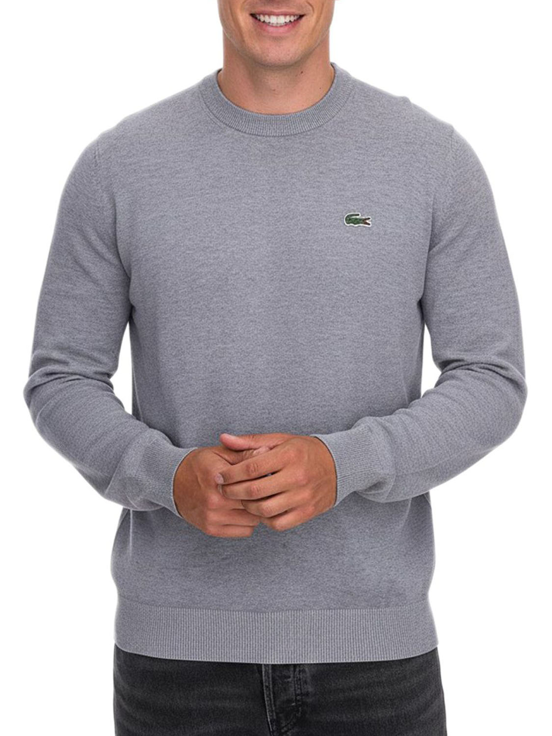 LACOSTE T-Shirt Basic Polvere Nero