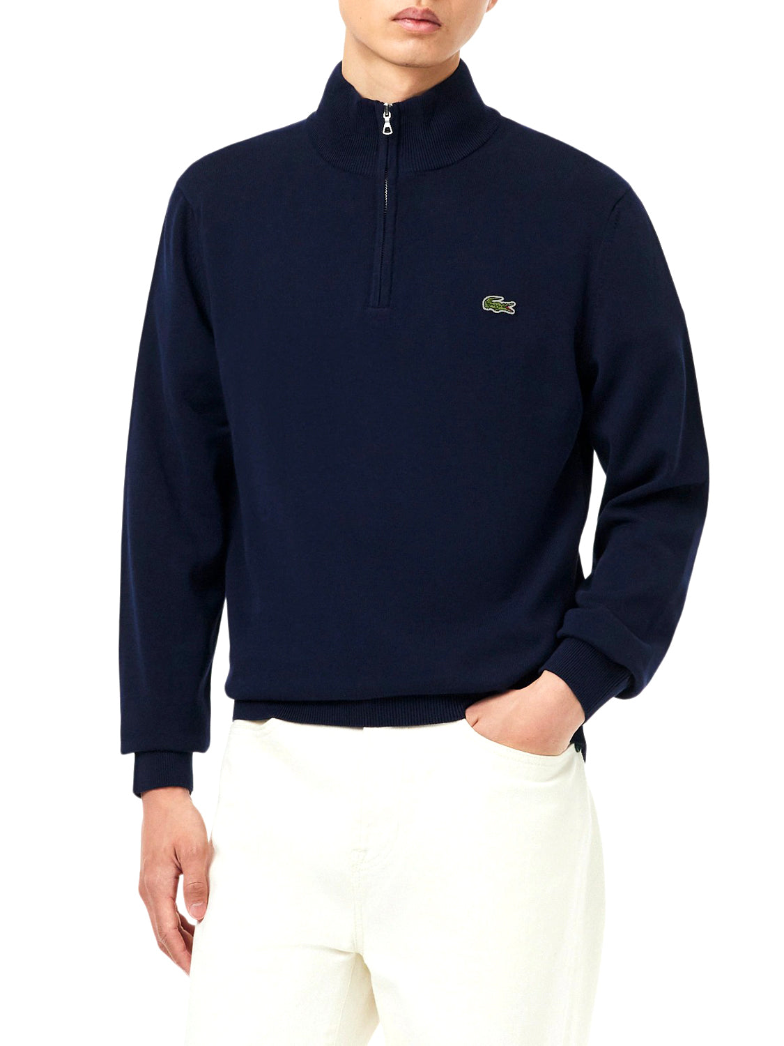 LACOSTE Lacoste Maglione Logo Ricamato Navy NAVY