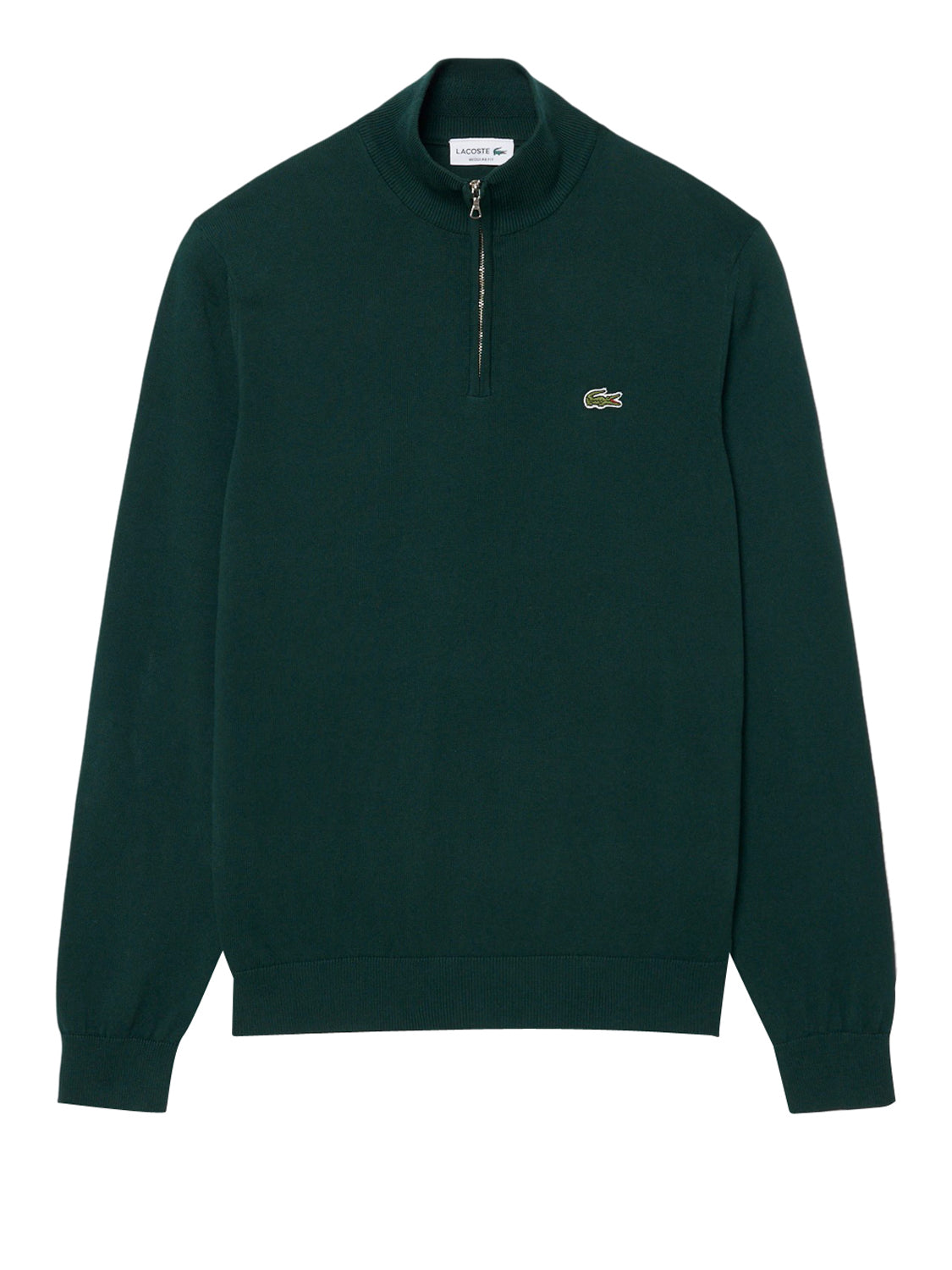 LACOSTE Lacoste Maglione Collo Alto Logo Frontale Verde Verde