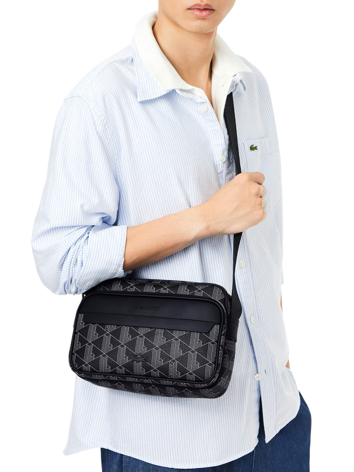 LACOSTE Lacoste Borsa A Tracolla The Blend Nero Nero