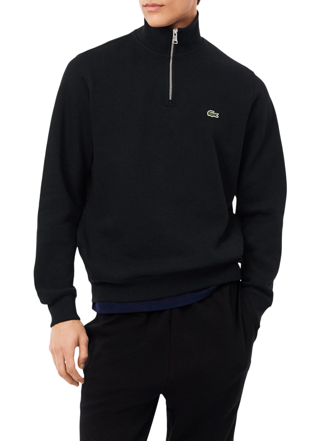 LACOSTE T-Shirt Basic Polvere Nero
