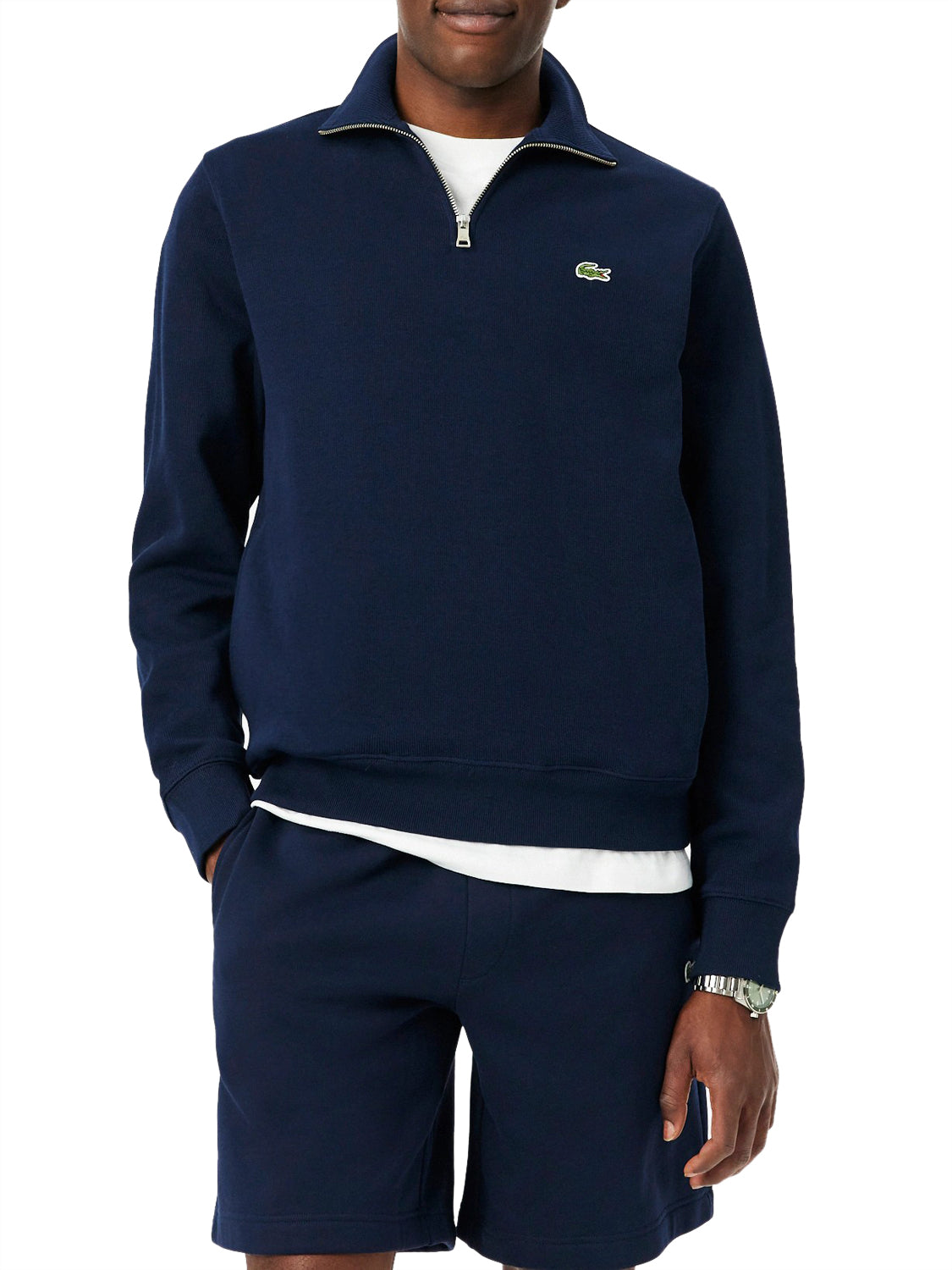 LACOSTE T-Shirt Basic Polvere Nero