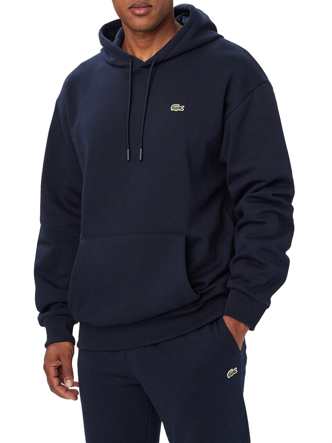 LACOSTE Lacoste Felpa Logo Frontale Navy NAVY