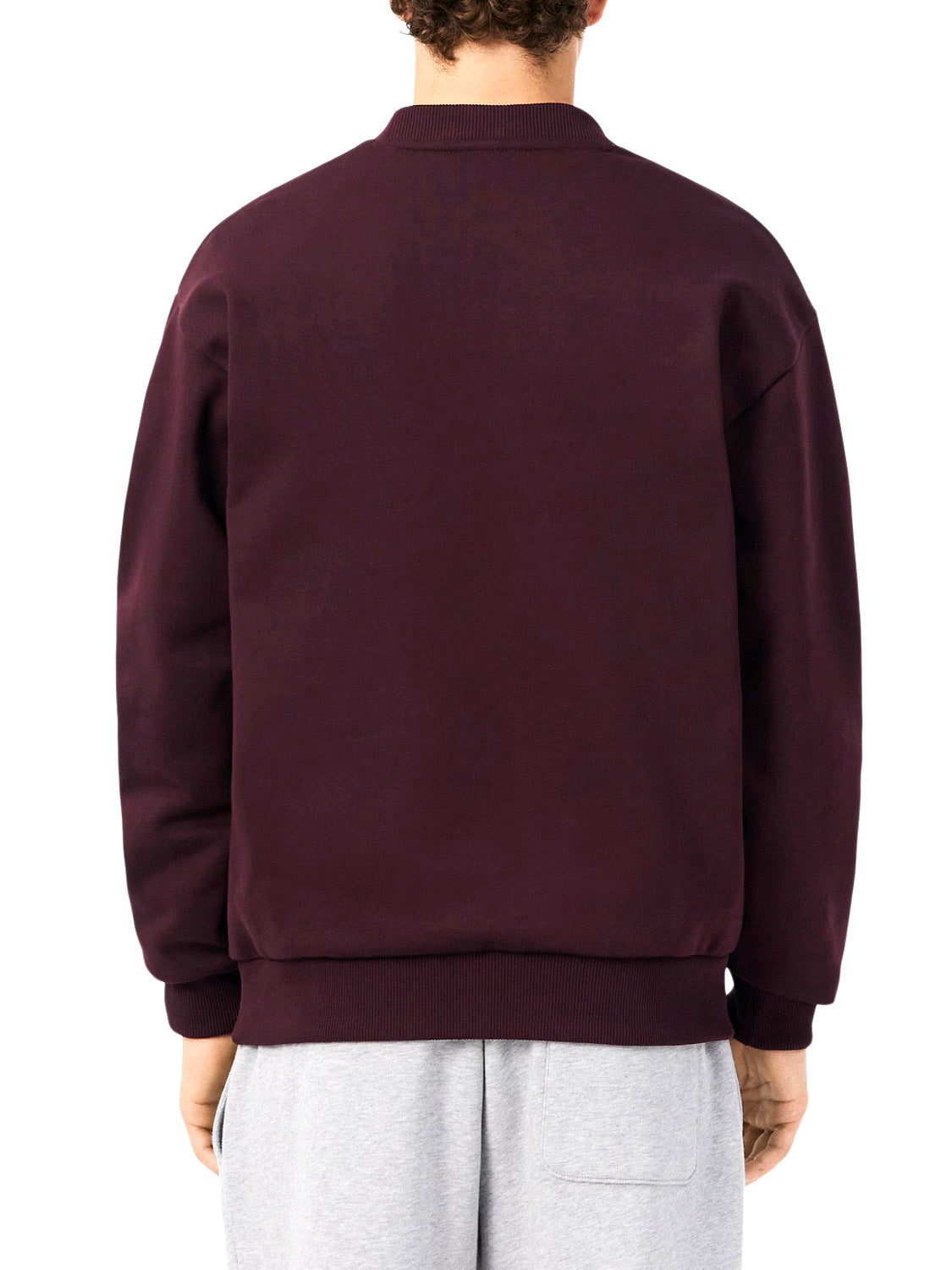 LACOSTE Lacoste Felpa Logo Iconico Marrone Marrone