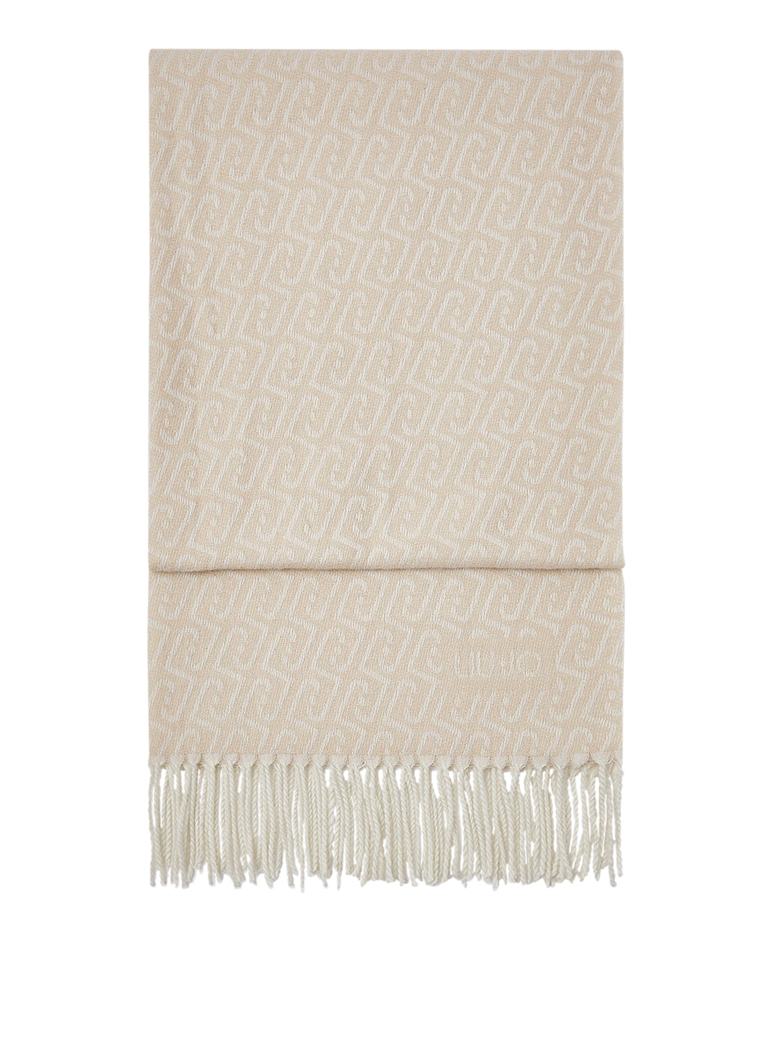 LIU JO SOFT1 Sciarpa Con Logo Monogram Liu Jo - Bianco FROZEN