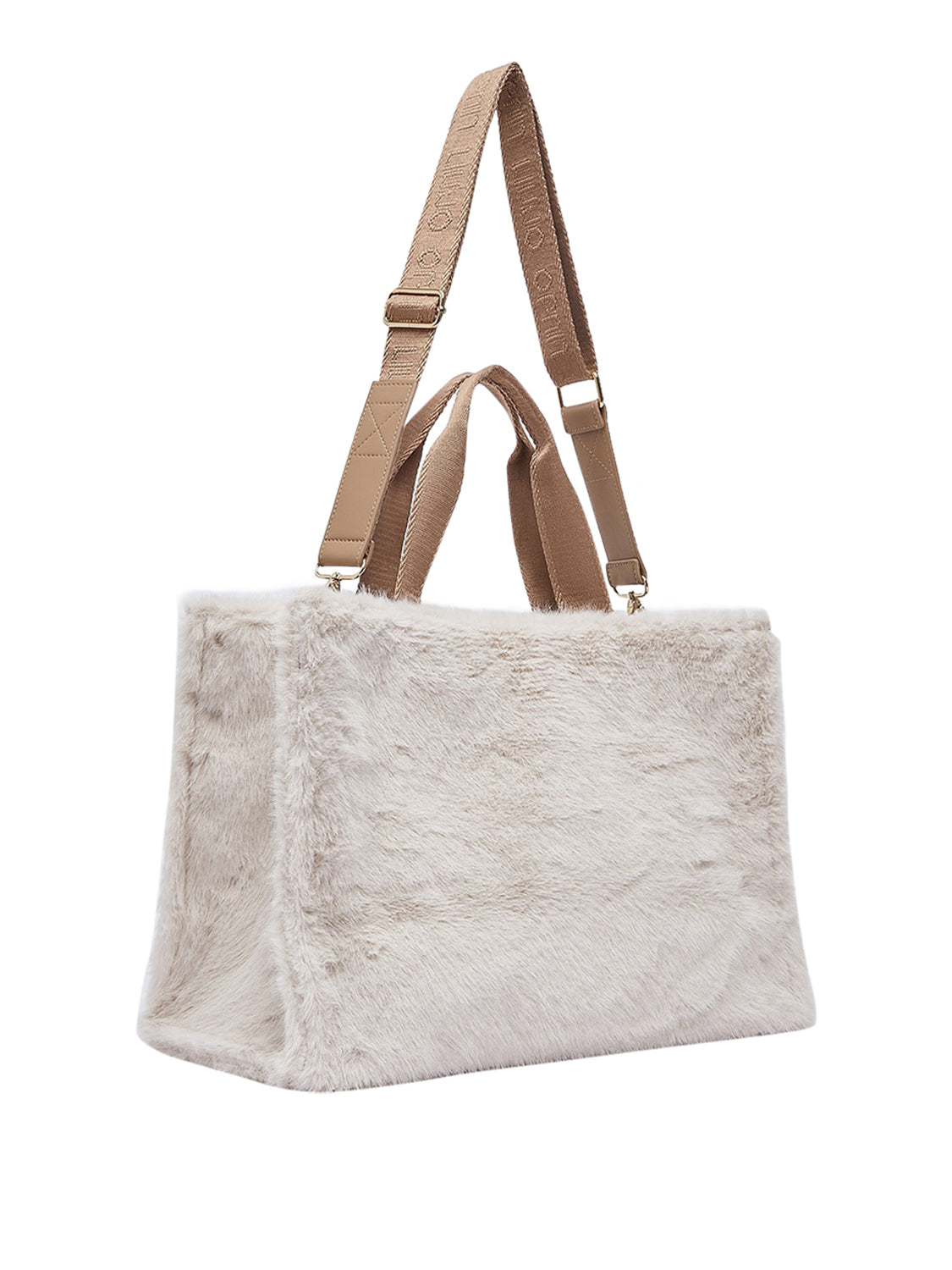 LIU JO SOFT1 Borsa Tote Grande In Teddy Liu Jo - Burro BURRO