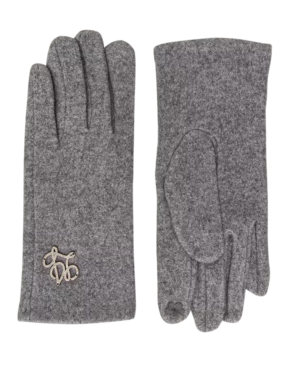 LIU JO SOFT1 Guanti In Viscosa Liu Jo - Grigio FROZEN