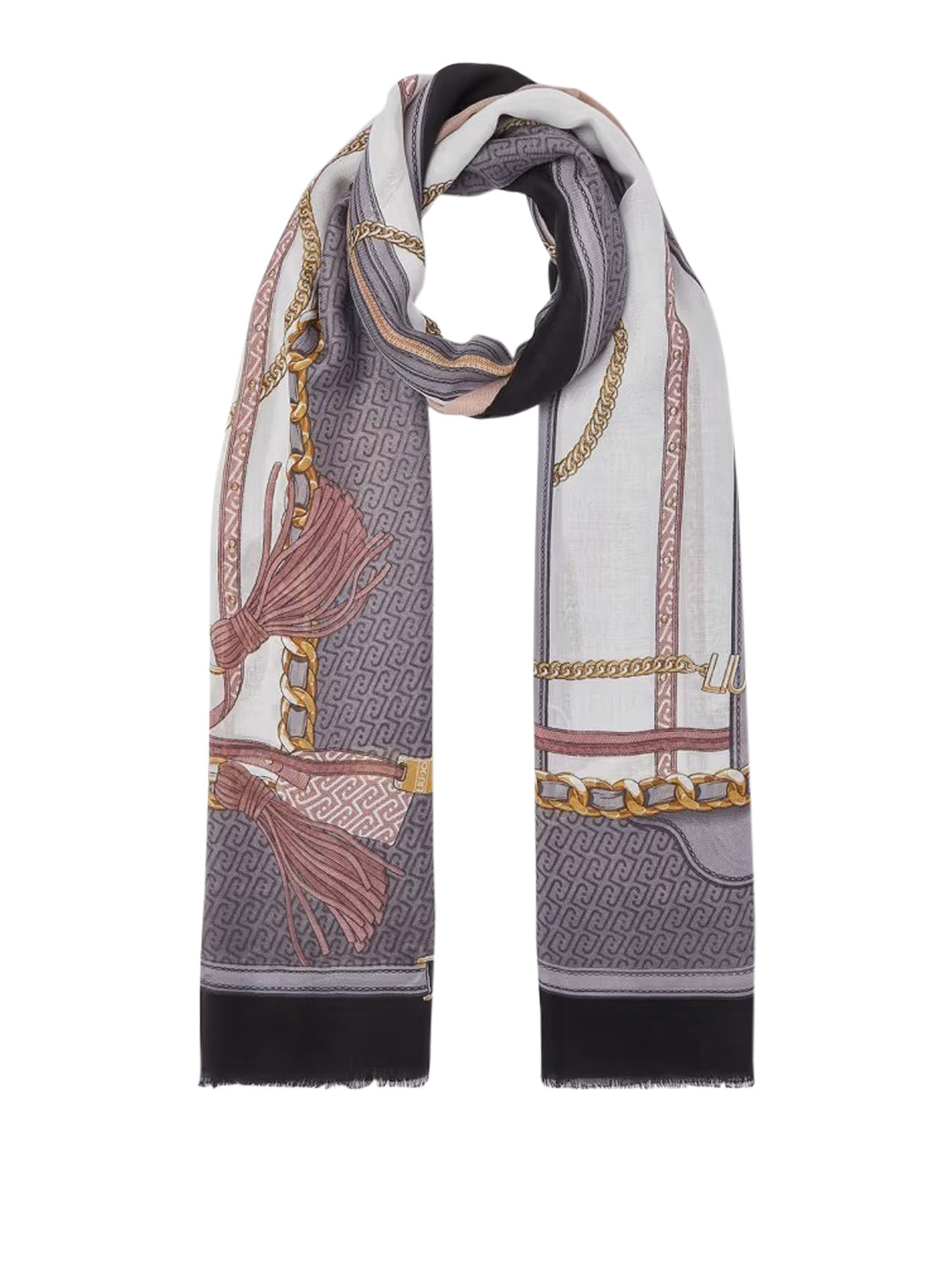 LIU JO SOFT1 Sciarpa Ecs Metalware Liu Jo - Nero BLACK