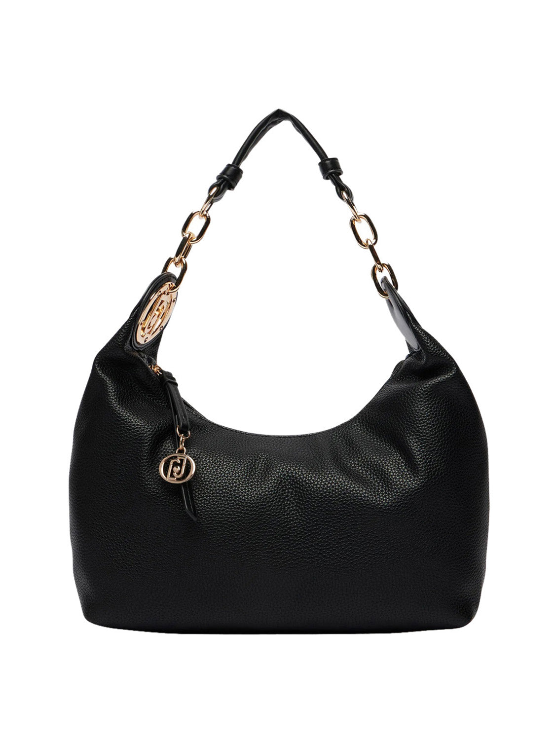 LIUJO ACCESSORI1 Liu Jo Borsa A Tracolla Cross Over Nero Nero/Brass Gold