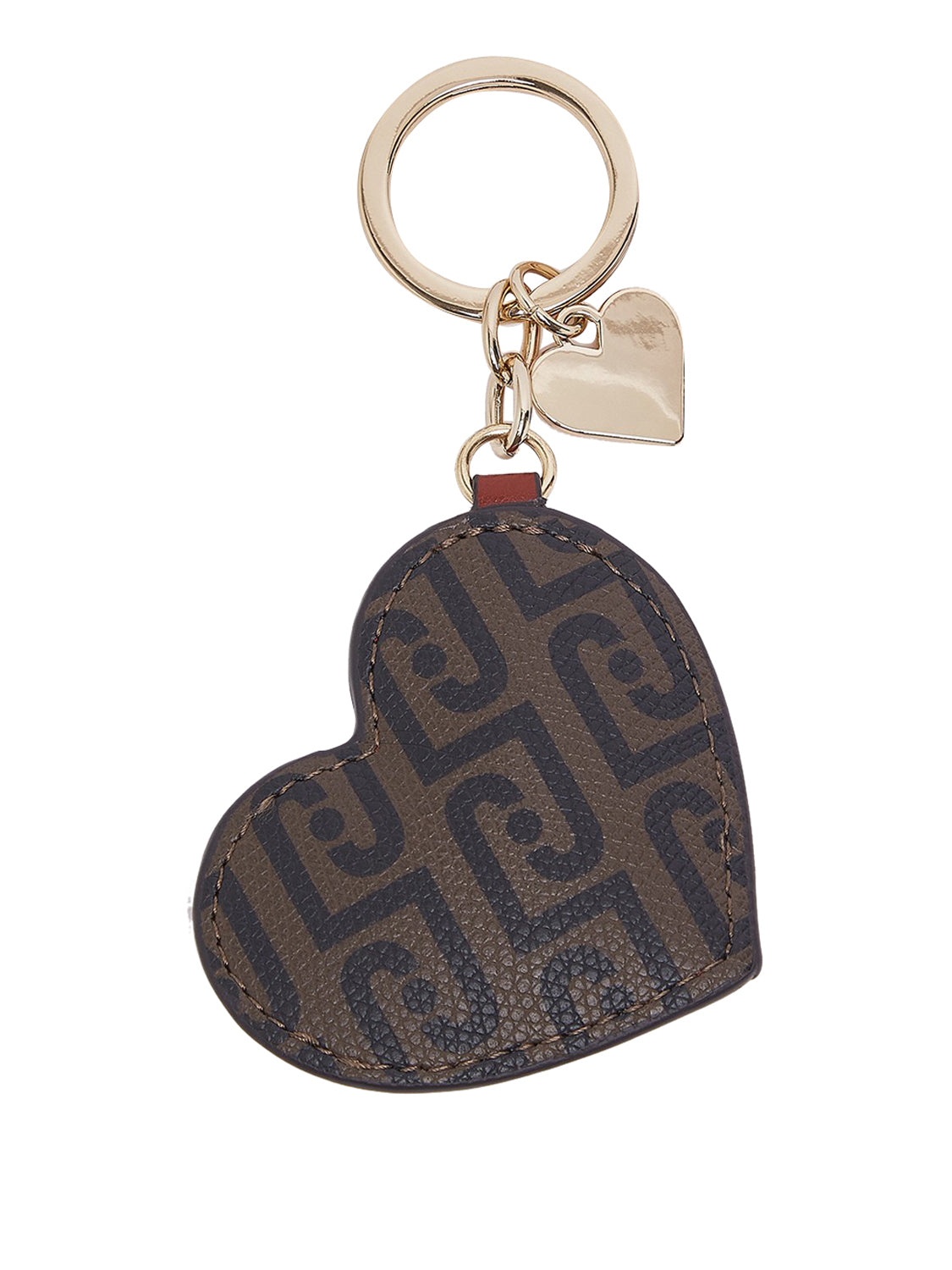 Liu Jo Portachiavi A Cuore Con Stampa Monogram Liu Jo - Barn Red Barn Red