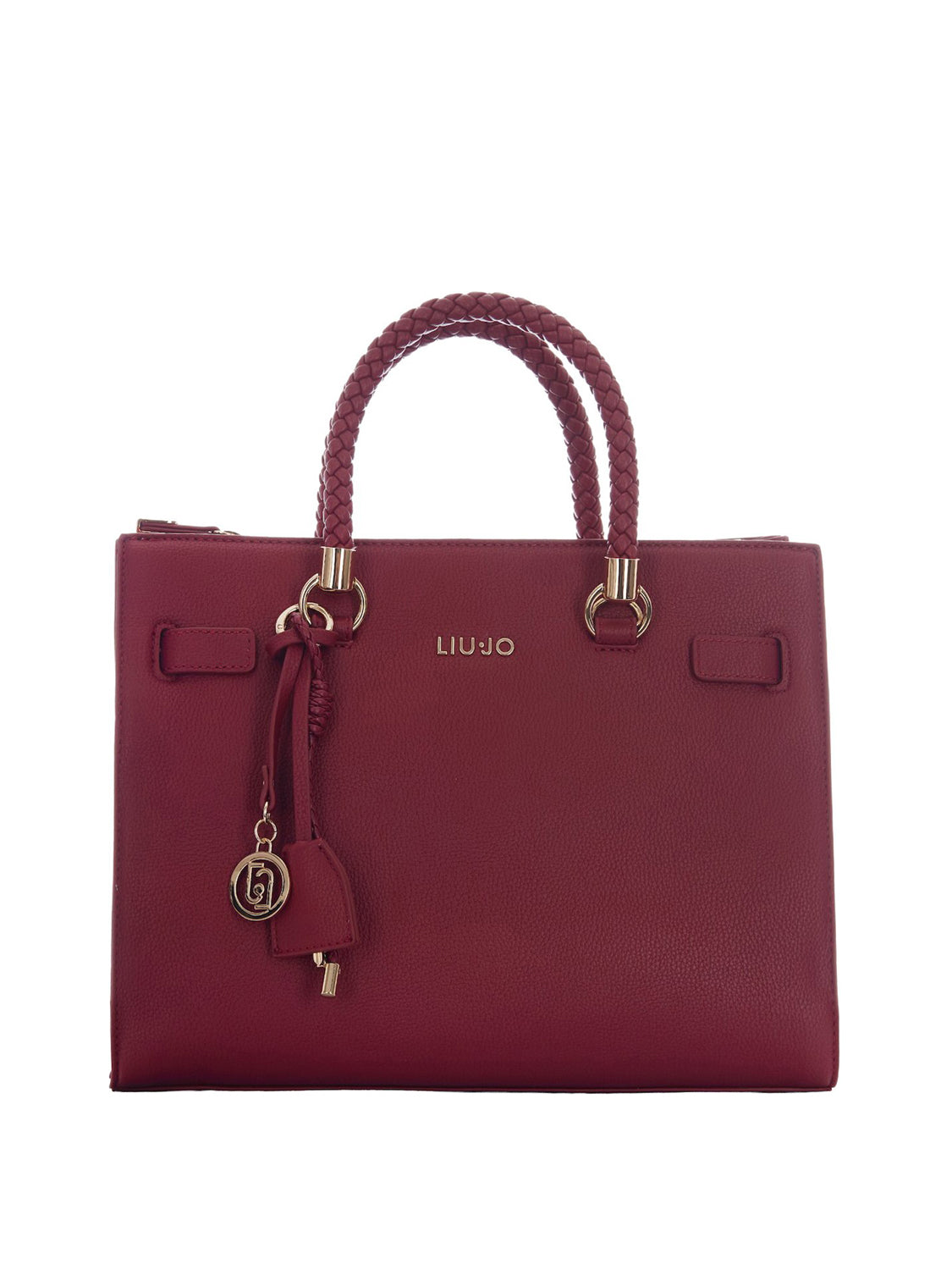 LIUJO ACCESSORI1 Liu Jo Borsa A Mano Charm Logato Rosso Brick Red