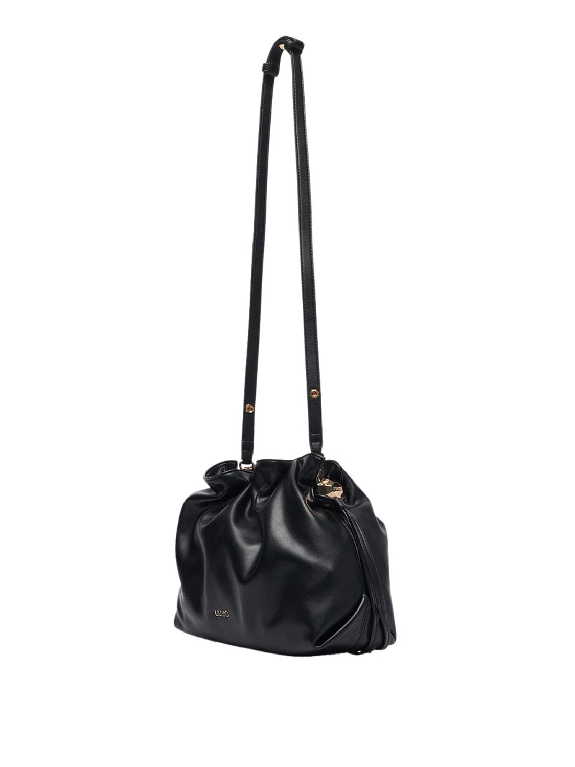 LIUJO ACCESSORI1 Liu Jo Borsa A Mano Logo Frontale Nero BLACK