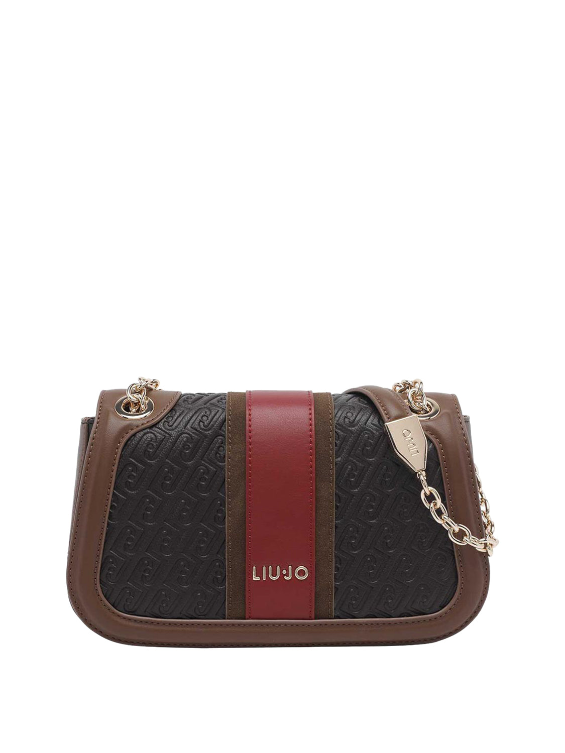 LIUJO ACCESSORI1 Borsa A Tracolla Media Liu Jo - Marrone Scuro Deep Brown