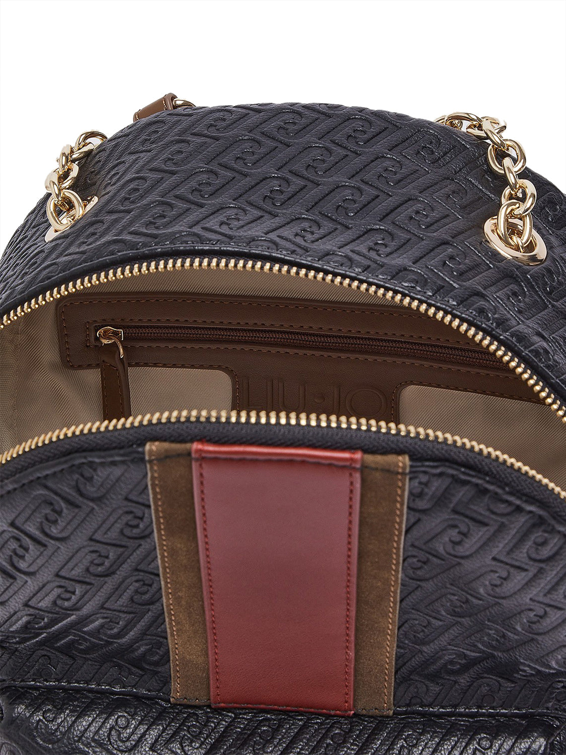 LIUJO ACCESSORI1 Zaino Con Logo Monogram Liu Jo - Nero BLACK