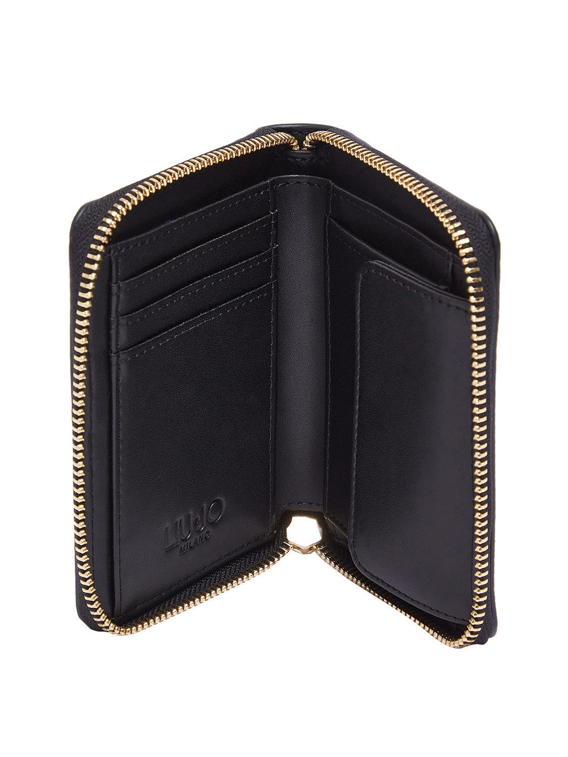 LIUJO ACCESSORI1 Liu Jo Portafoglio Logo Frontale Nero BLACK
