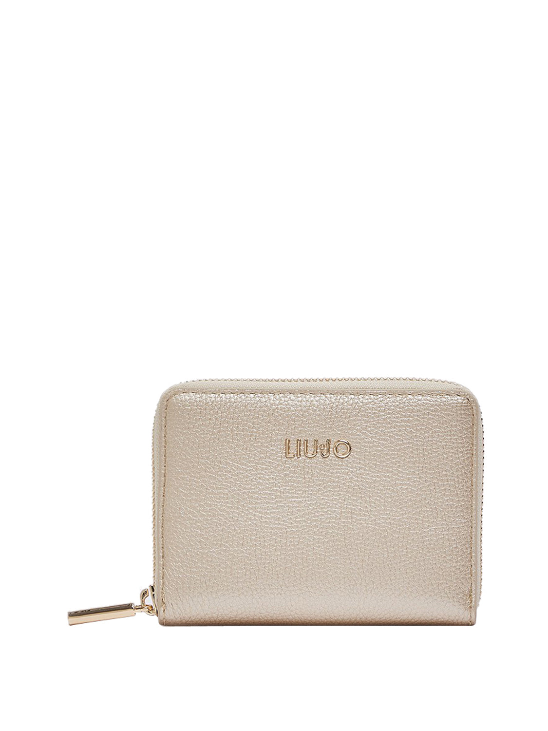 LIUJO ACCESSORI1 Liu Jo Portafoglio Logo Frontale Gold Light gold