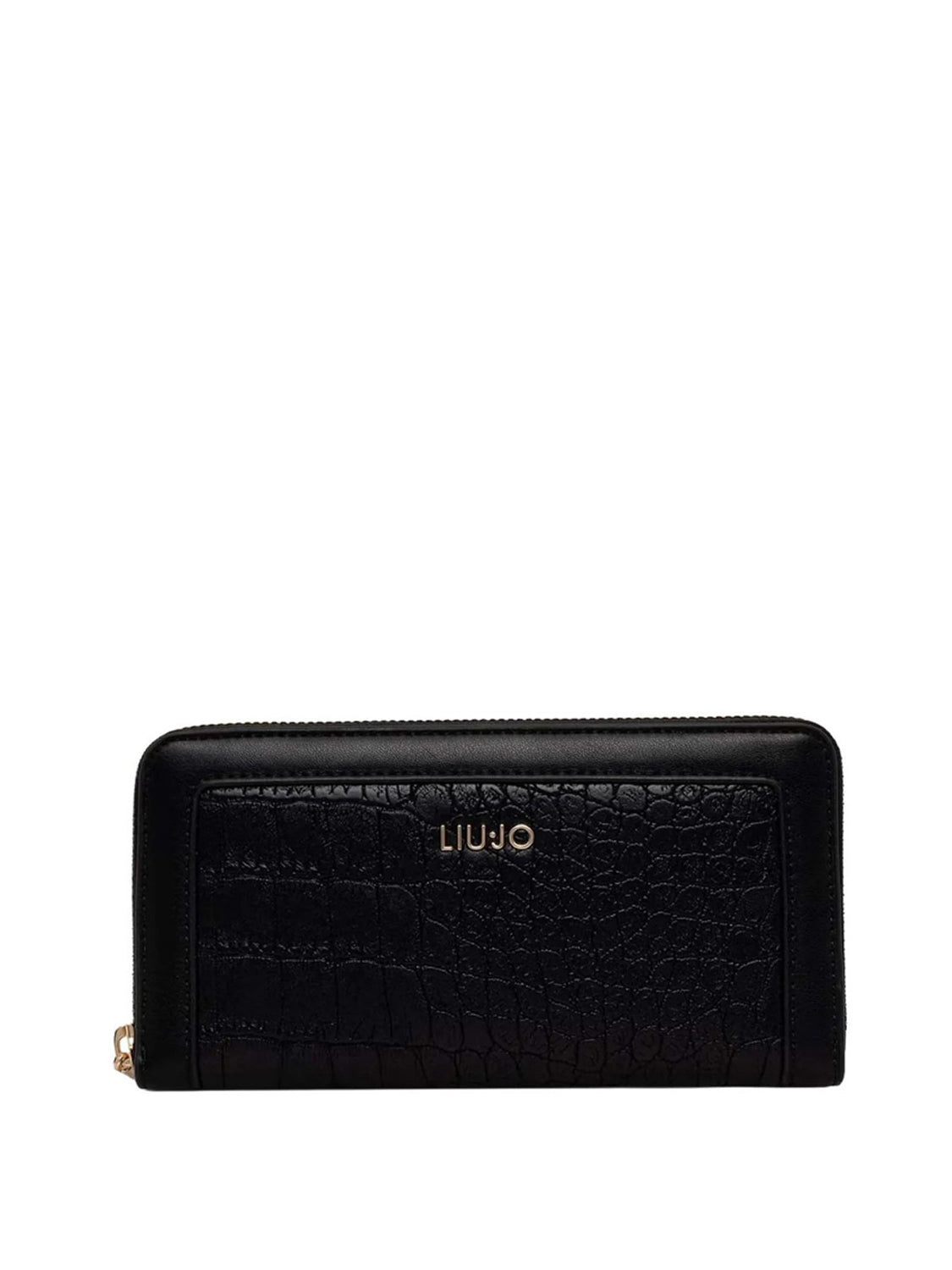LIUJO ACCESSORI1 Portafoglio Grande Effetto Cocco Liu Jo - Nero BLACK