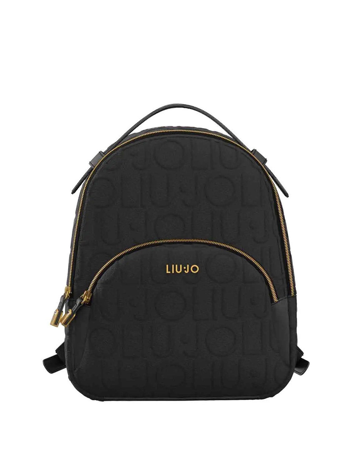 LIUJO ACCESSORI1 Liu Jo Zaino Logo Frontale Nero BLACK