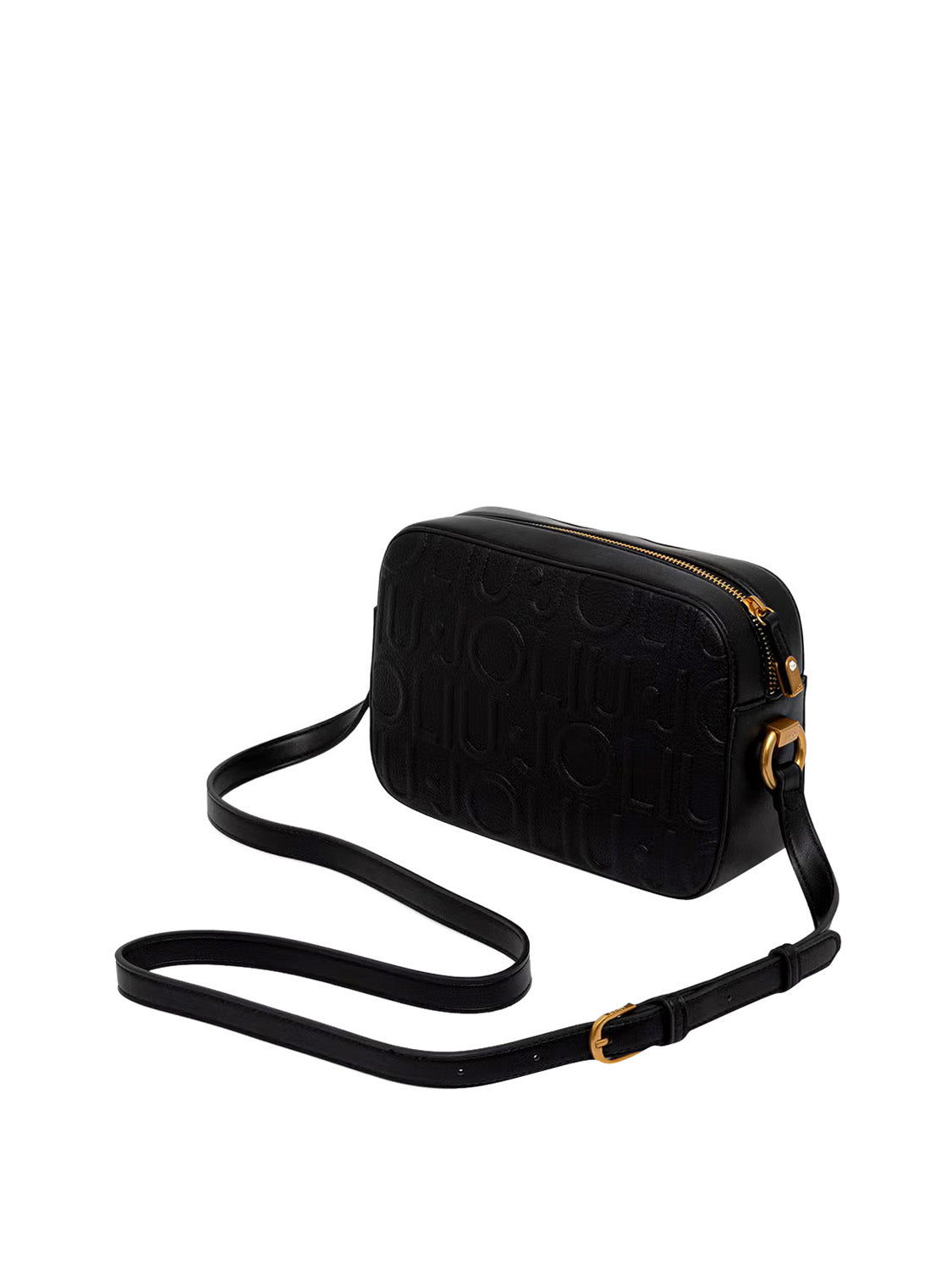 LIUJO ACCESSORI1 Liu Jo Borsa A Tracolla Logo Frontale Nero BLACK
