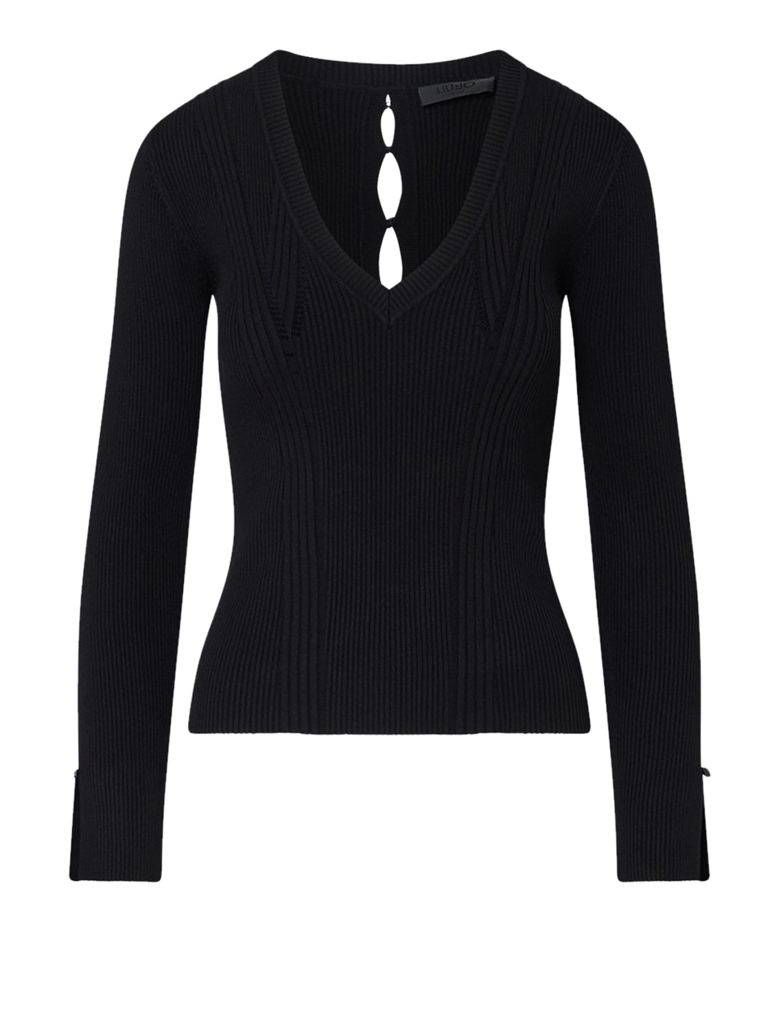 LIU.JO BLACK Maglia Con Scollo a V Liu Jo - Nero BLACK