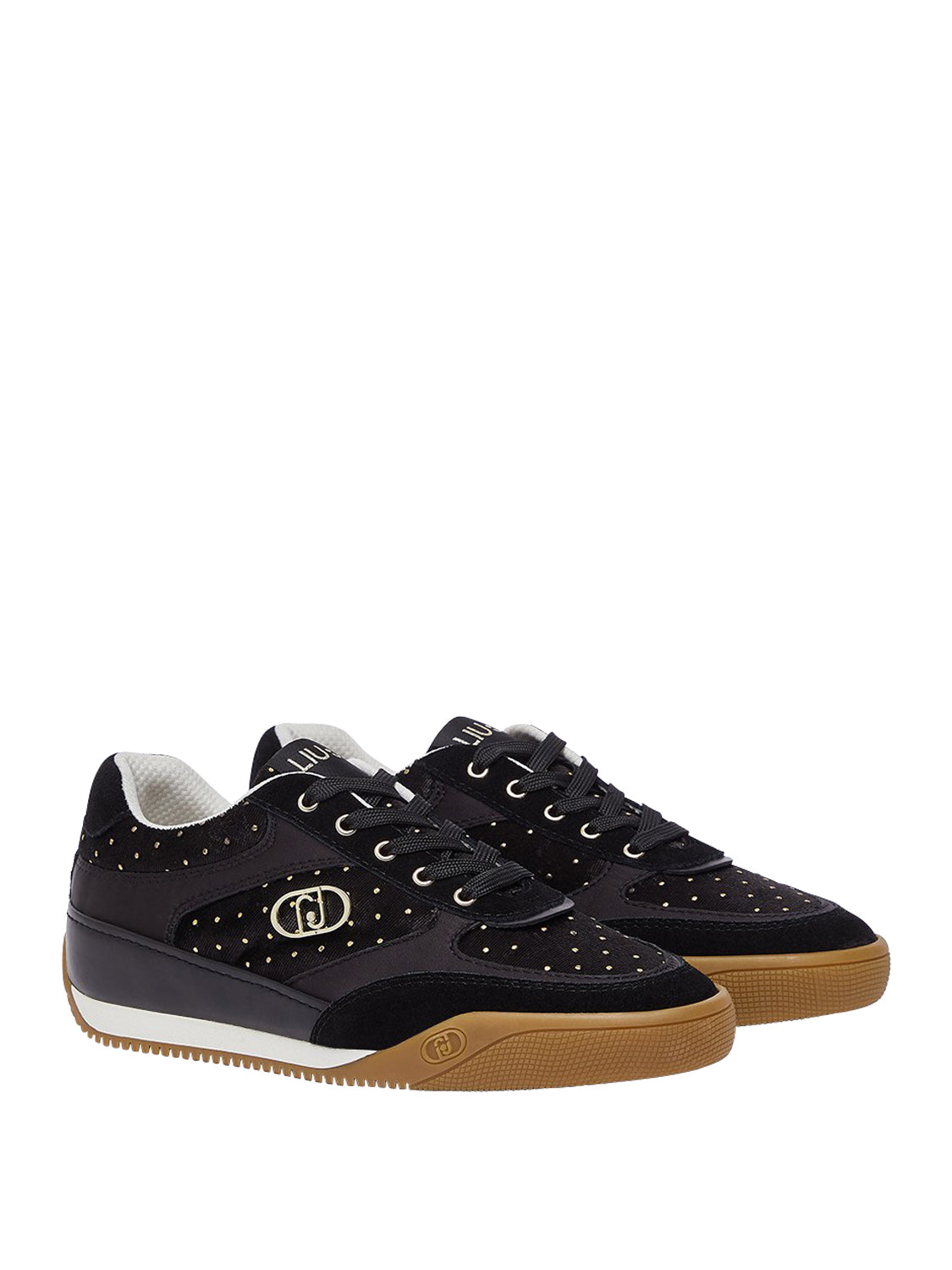 LIUJO CALZATURE SPORT Sneakers Lewis 01 In Velluto A Pois Liu Jo - Nero BLACK