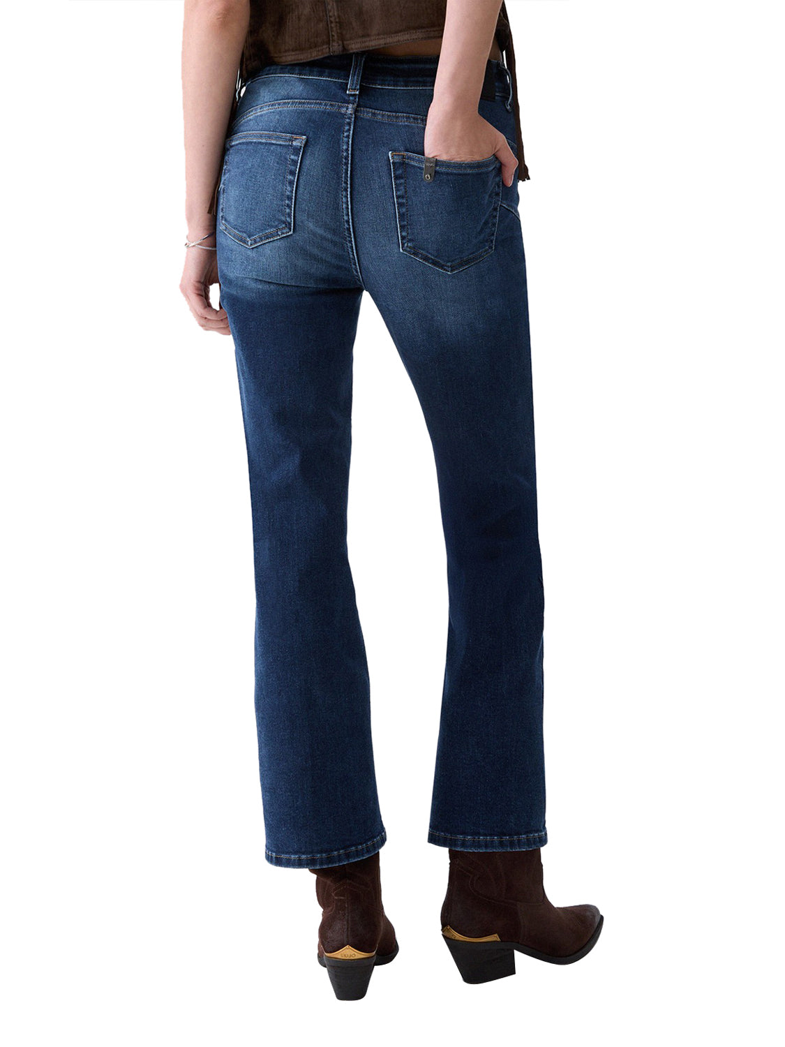 LIUJO DENIM Jeans Bootcut Con Bottoni Gioiello Liu Jo - Denim DENIM