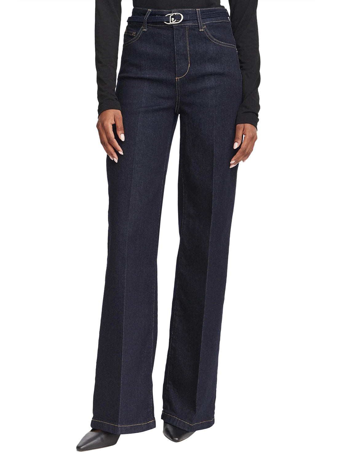 LIUJO DENIM Jeans Flare Con Cintura Liu Jo - Short Normal Wash Short Normal Wash