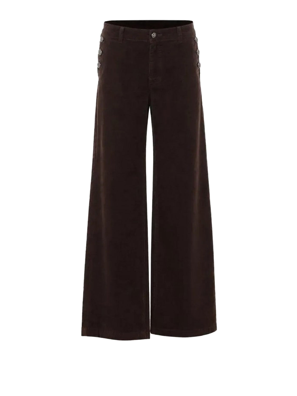 LIUJO DENIM Jeans Wide Leg In Velluto Liu Jo - Mole MOLE