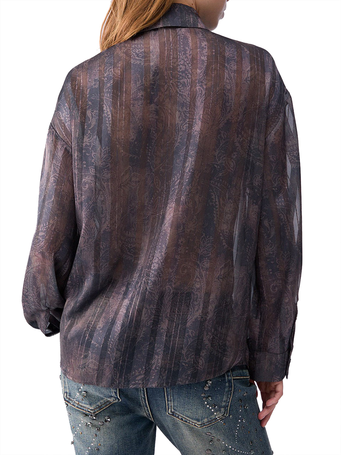 LIUJO DENIM Camicia Con Stampa Digitale Liu Jo - Moro Cachemire Moro Cachemire