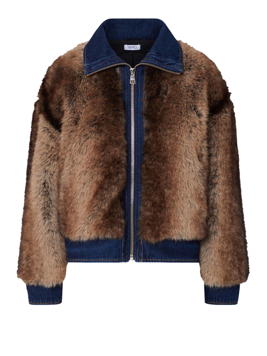LIUJO DENIM Giubbotto In Pelliccia Sintetica Liu Jo - Visone VISONE
