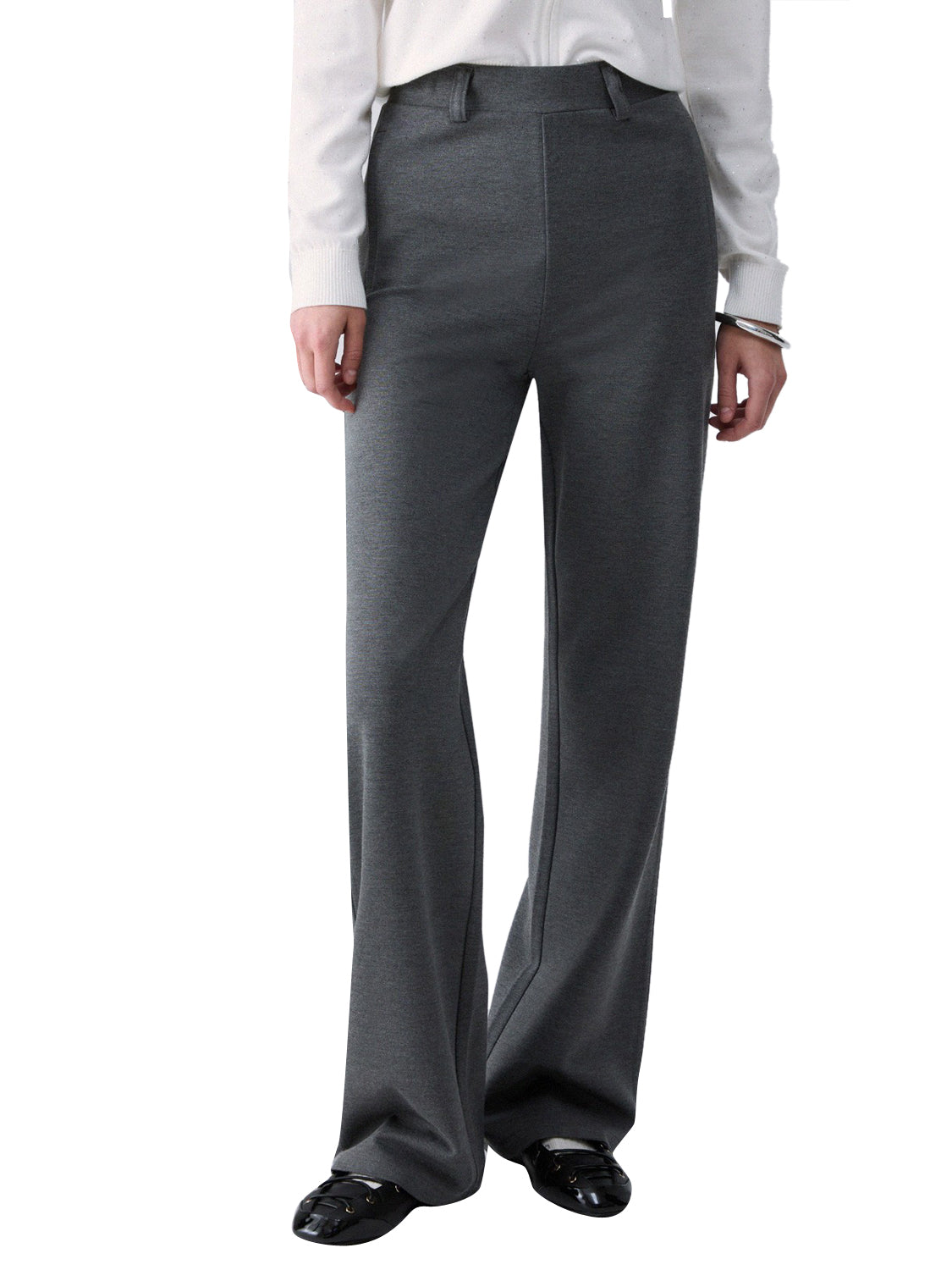 LIUJO SPORT Pantaloni Regular Fit In Punto Milano Liu Jo Sport - Grigio Acciaio Mel.